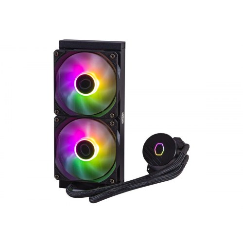 CPU vandkøler Cooler Master MasterLiquid Lite 240L Core ARGB 120 mm - sort