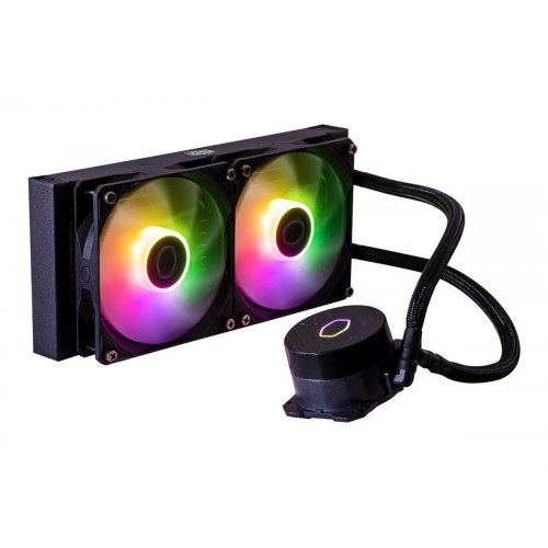 CPU vandkøler Cooler Master MasterLiquid Lite 240L Core ARGB 120 mm - sort