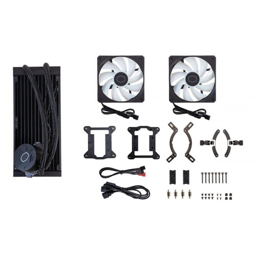 CPU vandkøler Cooler Master MasterLiquid Lite 240L Core ARGB 120 mm - sort