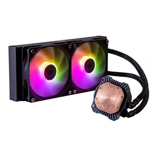 CPU vandkøler Cooler Master MasterLiquid Lite 240L Core ARGB 120 mm - sort