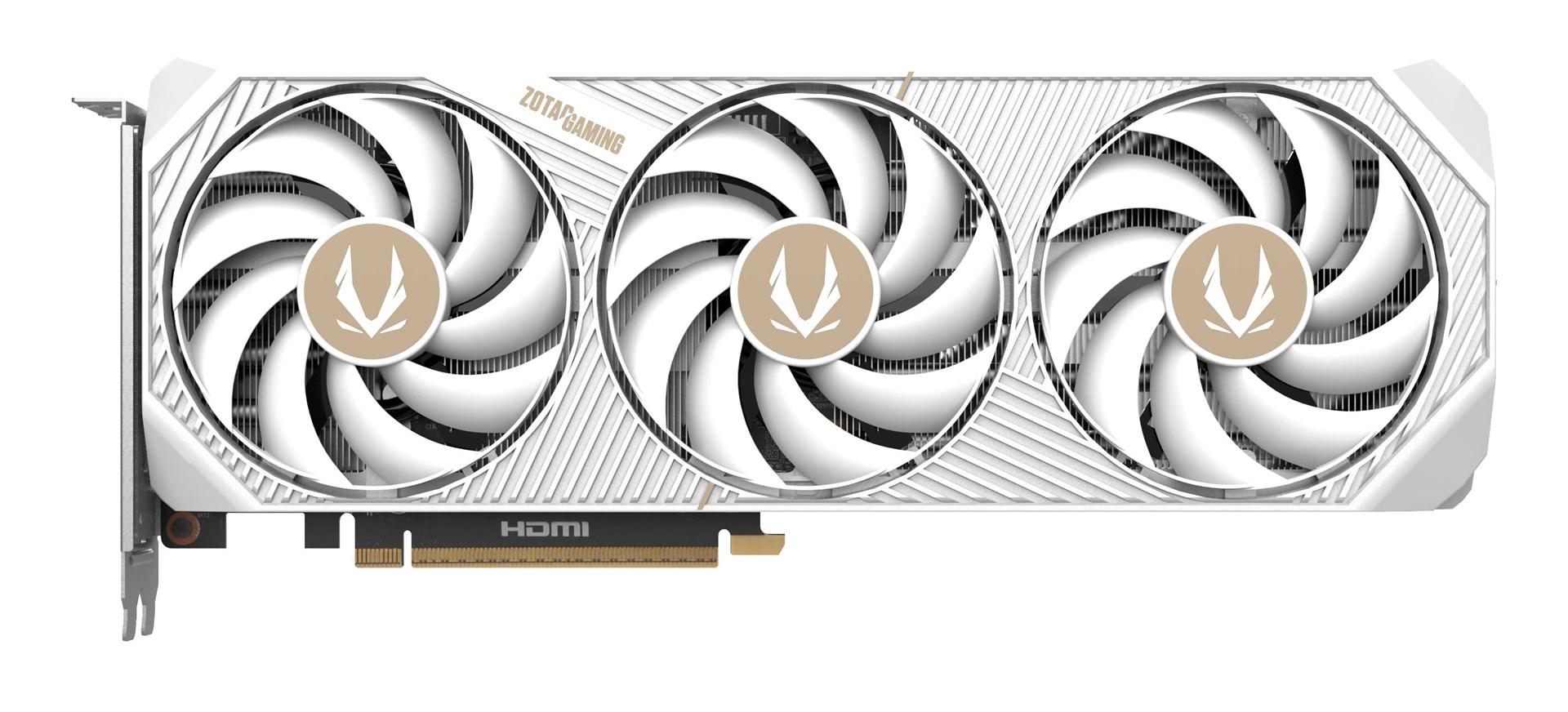 Grafikkort ZOTAC Gaming GeForce RTX 5070 AMP 12 GB GDDR7 (hvid) billede