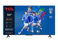 4K TV TCL 50P69K 50" Google TV - børstet metal billede