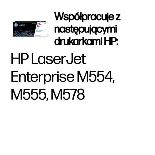 Toner til laserprinter HP 212A magenta – Original
