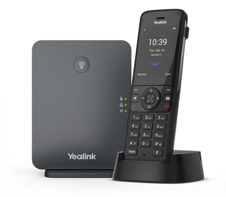 IP-telefon Yealink W78P - trådløs DECT, sort, TFT-skærm billede