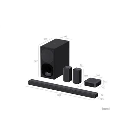 Sony HT-S40R - sound bar system - for home theatre - wireless