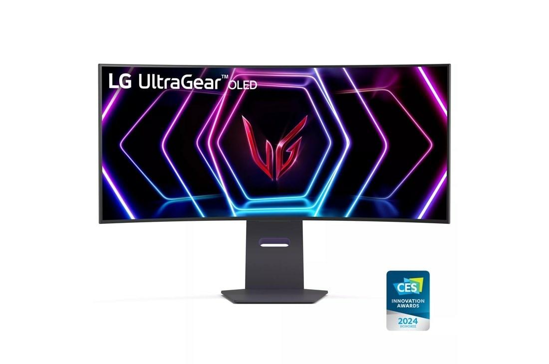 Buet gaming skærm LG UltraGear 39" OLED, 3440 × 1440, 240 Hz - sort billede