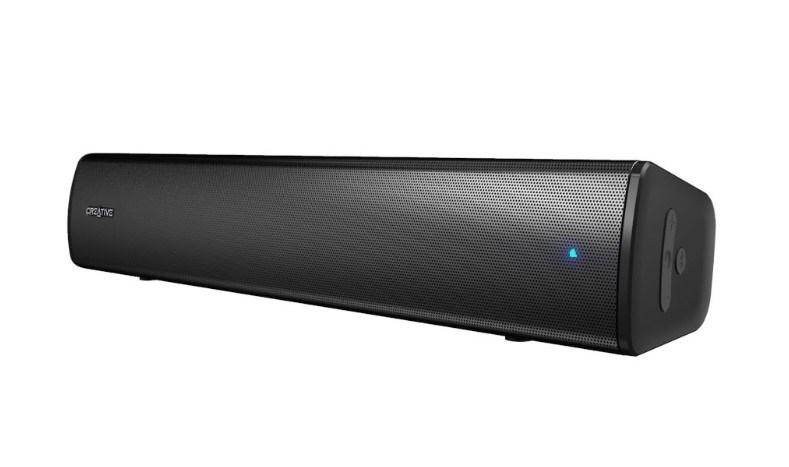 Soundbar Creative Stage Air V2 - kompakt under-monitor, 2.0, Bluetooth 5.3