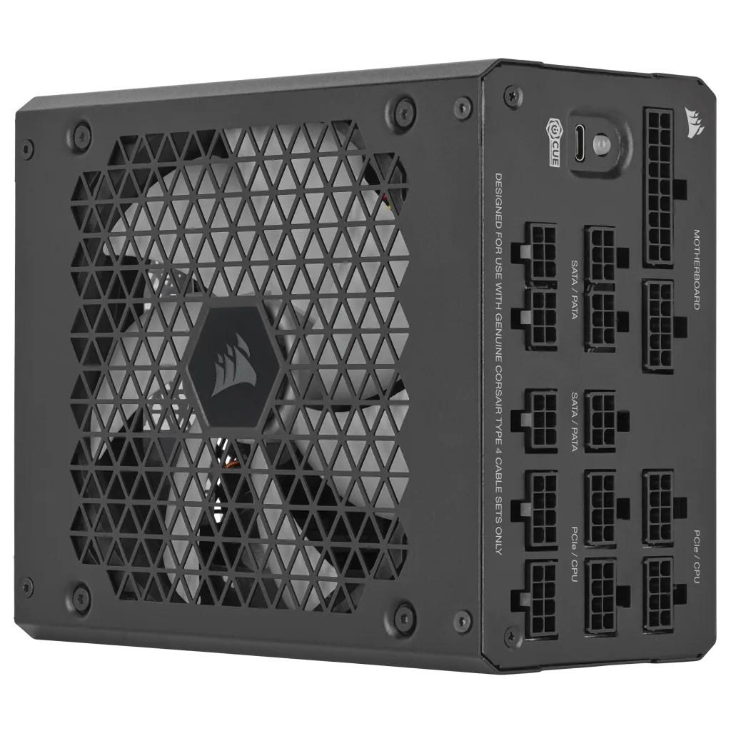 Strømforsyning ATX 1000 W - Corsair HX1000i, fuldt modulær, 80 PLUS Platinum billede