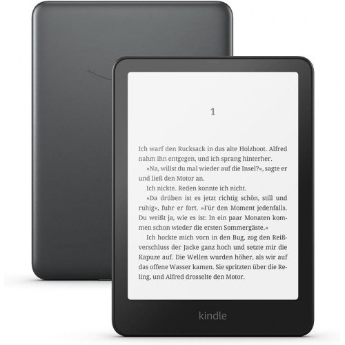 E-bogslæser Kindle Paperwhite Signature Edition 7" 32 GB Wi‑Fi – sort/metallic