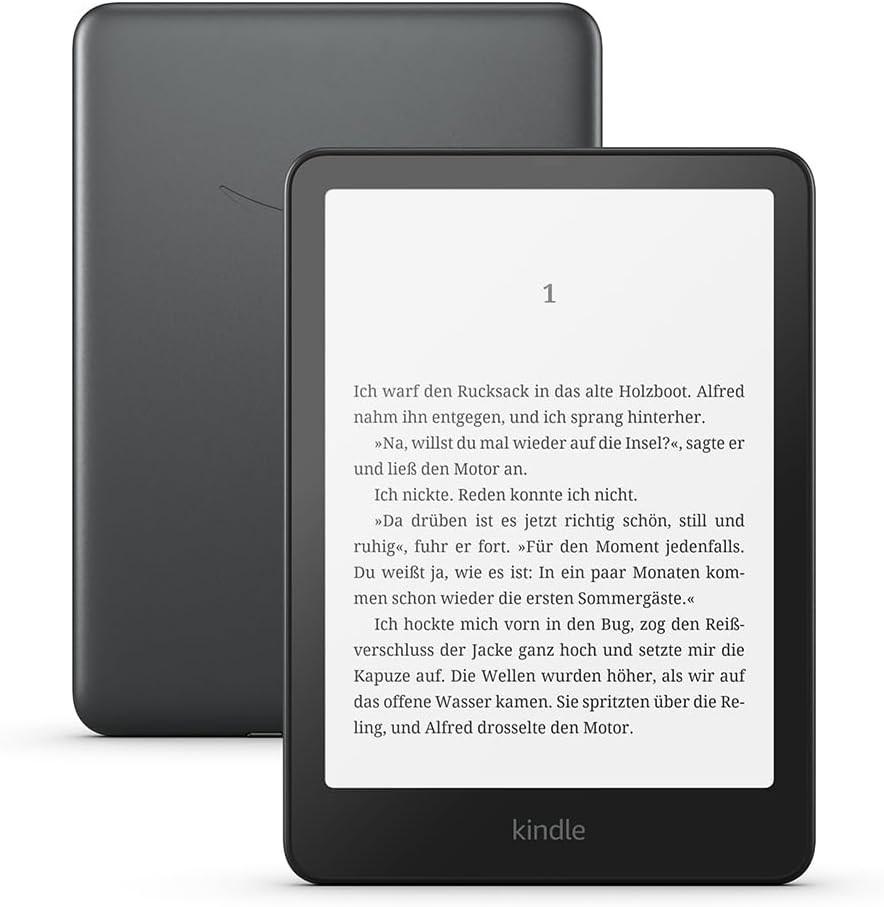E-bogslæser Kindle Paperwhite Signature Edition 7" 32 GB Wi‑Fi – sort/metallic