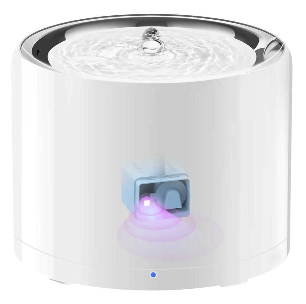 Drikkefontæne til kæledyr PETKIT Eversweet 3 Pro Wireless UVC – hvid, 1,35 l billede