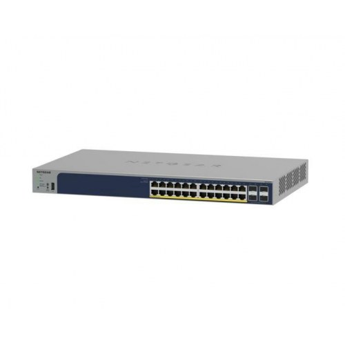 Gigabit switch NETGEAR GS752TPP med PoE+ - Managed L2/L3/L4, grå