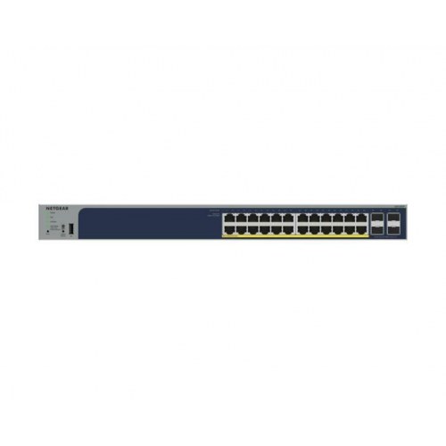 Gigabit switch NETGEAR GS752TPP med PoE+ - Managed L2/L3/L4, grå