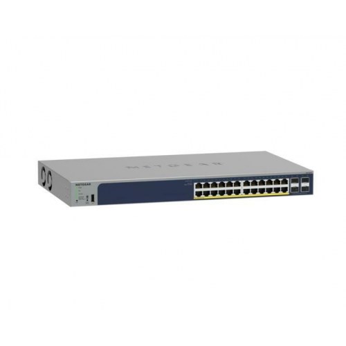Gigabit switch NETGEAR GS752TPP med PoE+ - Managed L2/L3/L4, grå