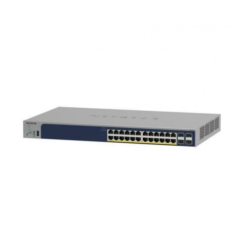 Gigabit switch NETGEAR GS752TPP med PoE+ - Managed L2/L3/L4, grå