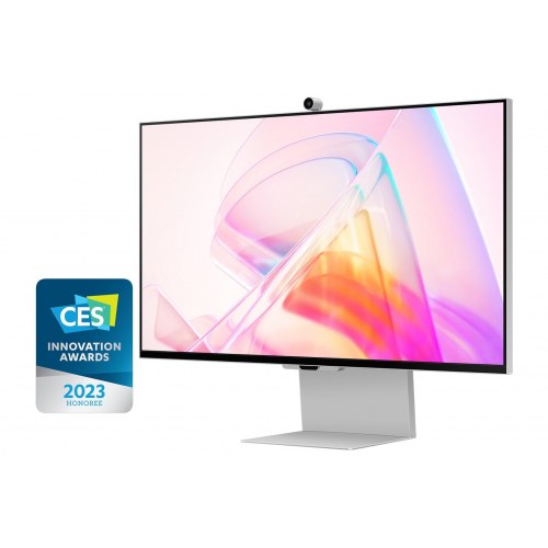 Skærm 27" Samsung S90PC 5K Ultra HD IPS – Sølv