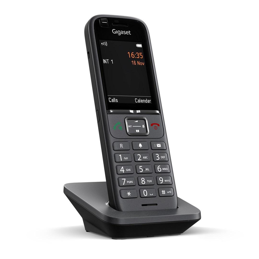 Trådløs DECT-telefon Gigaset S700H PRO med opkalds-ID - antracit billede