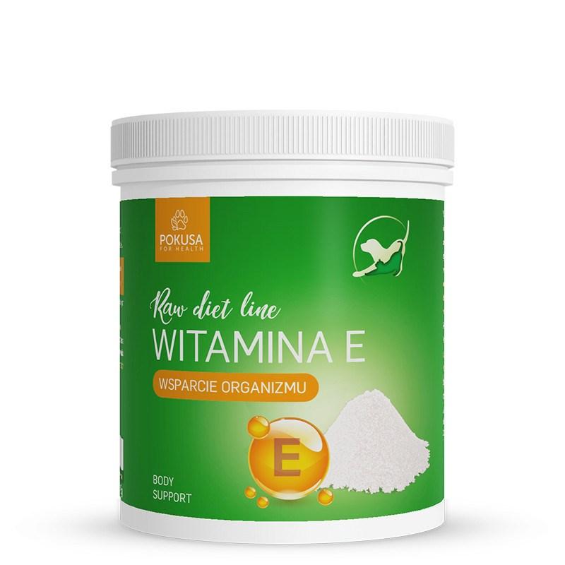 Kosttilskud til kat – Pokusa Raw Diet Line Vitamin E 300 g