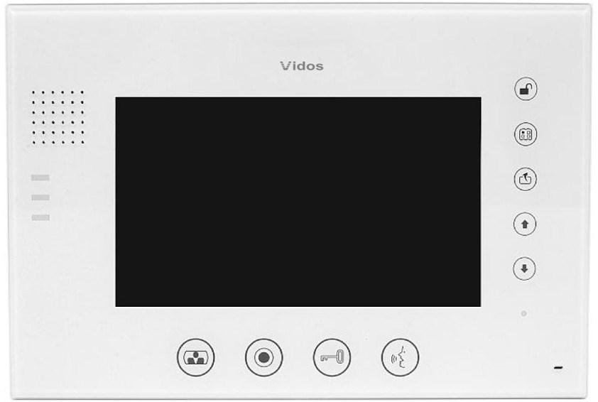 Dørtelefon med video Vidos M670W-S2 monitor
