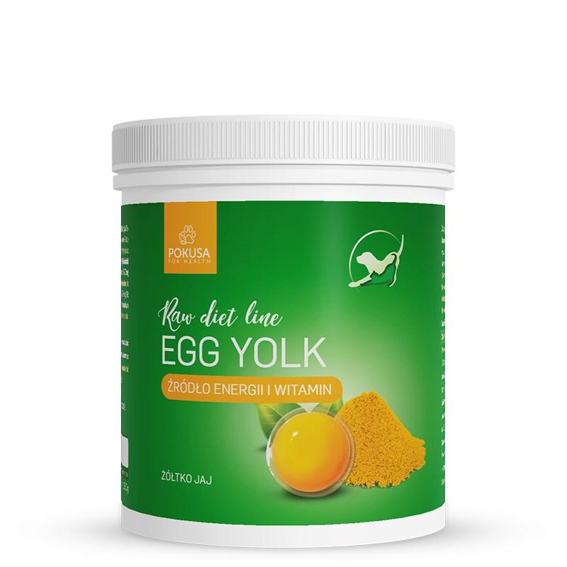 Kosttilskud til kat – POKUSA Raw Diet Line Æggeblomme 150 g