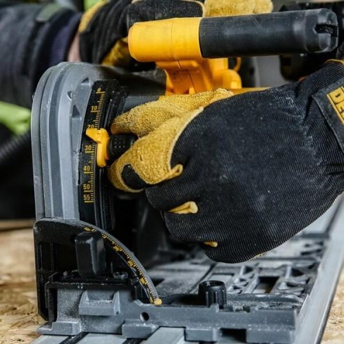 Rundsav på skinne 54 V – DeWALT DCS520T2 XR FLEXVOLT, 2x 6,0 Ah, TSTAK (sort/gul)