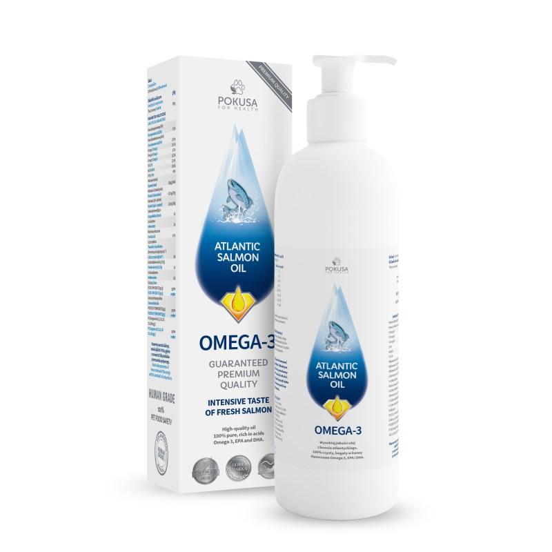 Lakseolie til kat – POKUSA Atlantic Salmon Oil 100 ml