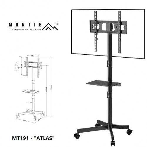 TV-vogn MONTIS MT191 Atlas – til 26–60" skærme