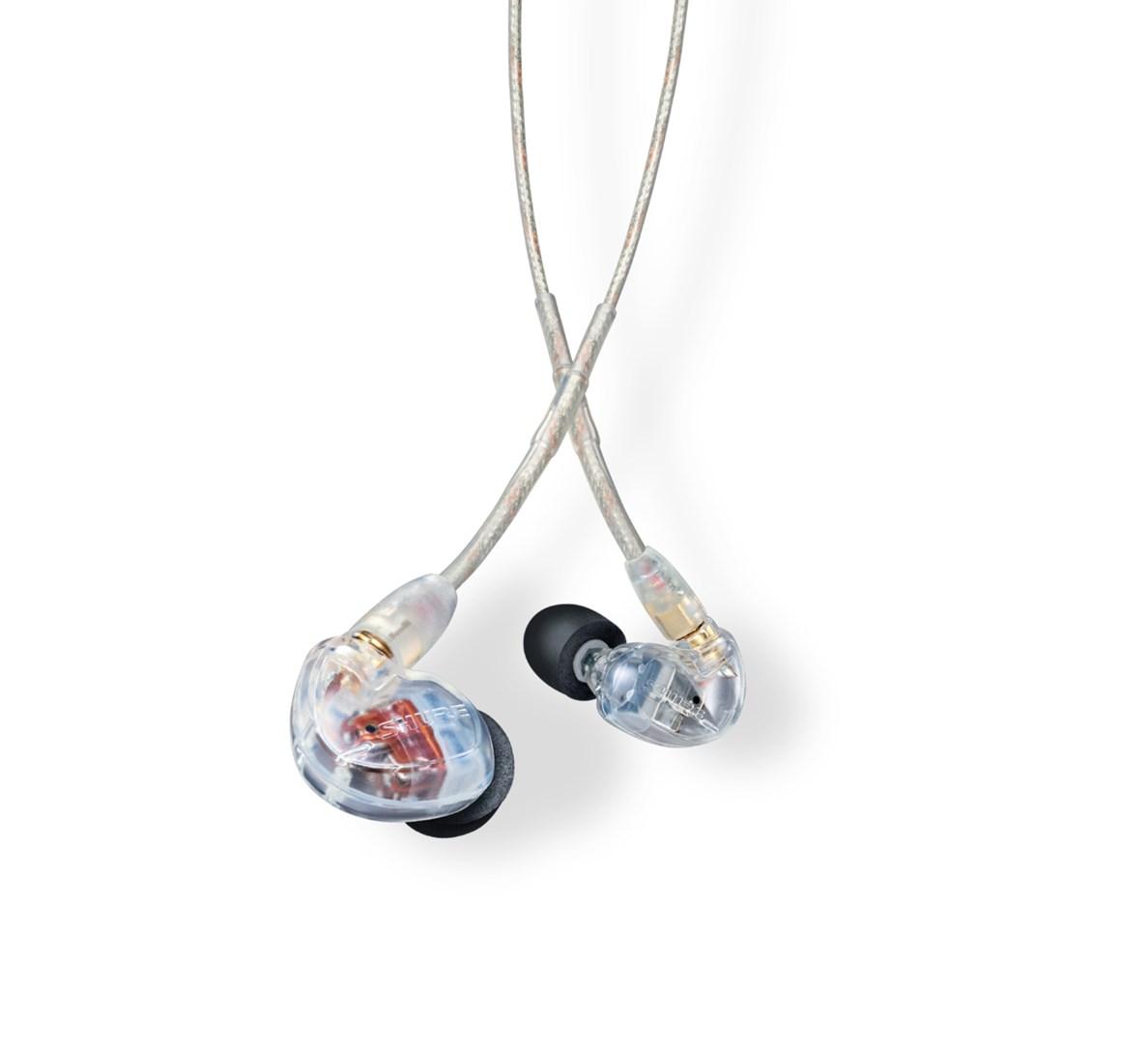 In-ear hovedtelefoner Shure SE535 - kablet, transparent