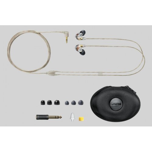 In-ear hovedtelefoner Shure SE535 - kablet, transparent