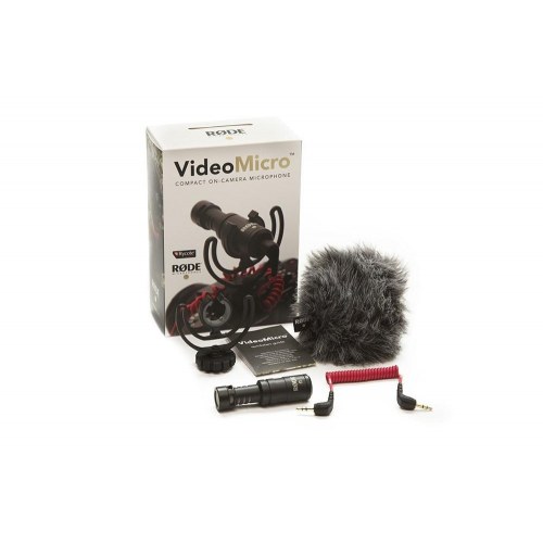 Mikrofon til kamera – RØDE VideoMicro, sort