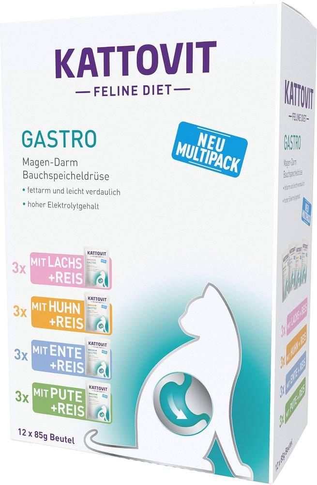 VÃ¥dfoder til kat â Kattovit Feline Diet Gastro, 12 x 85 g