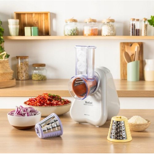 Elektrisk grøntsagssnitter Tefal Fresh Express DN853BE0 – 150 W, 3 tromler