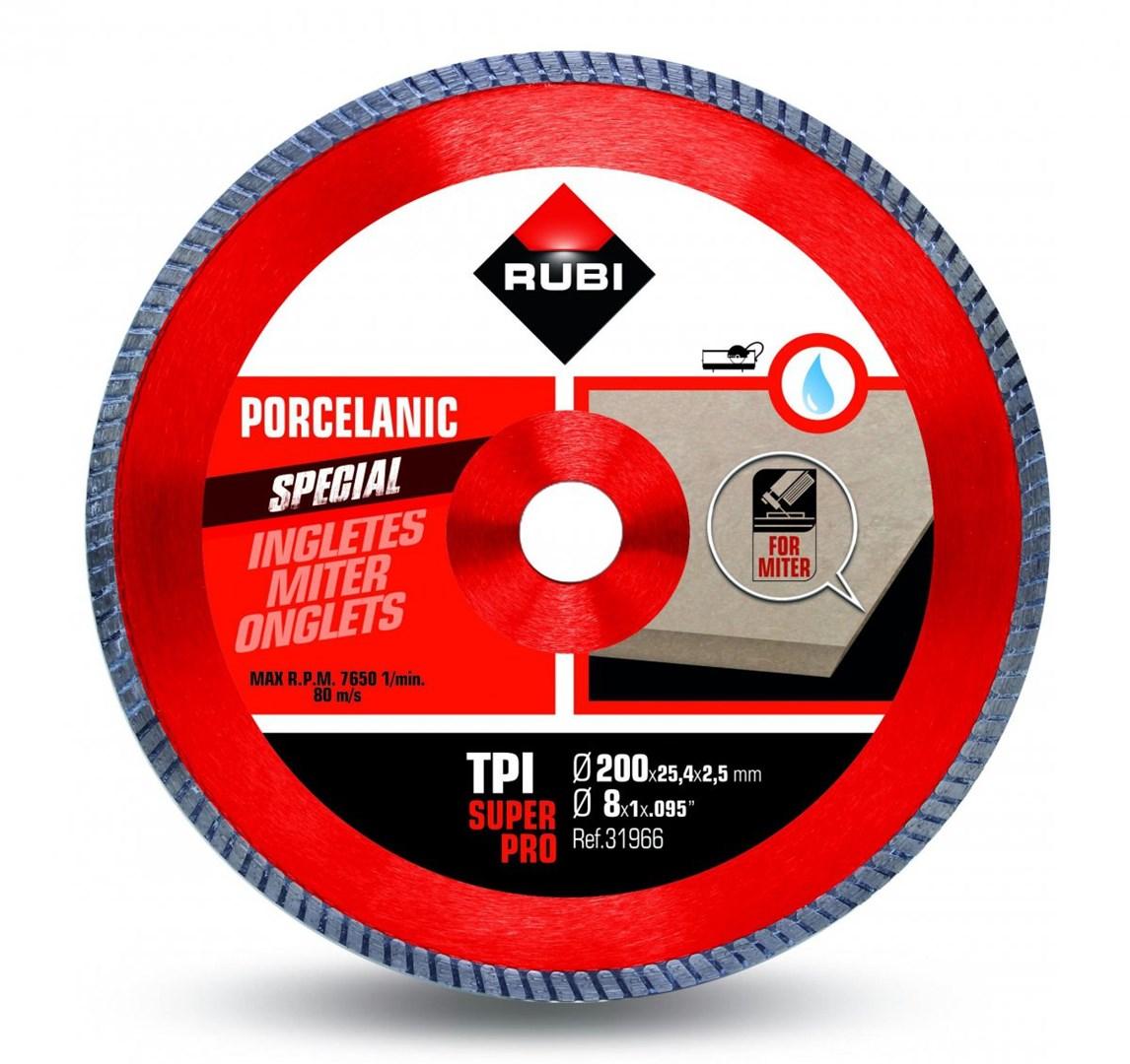 Diamantklinge til geringssnit RUBI TPI 250 SuperPro