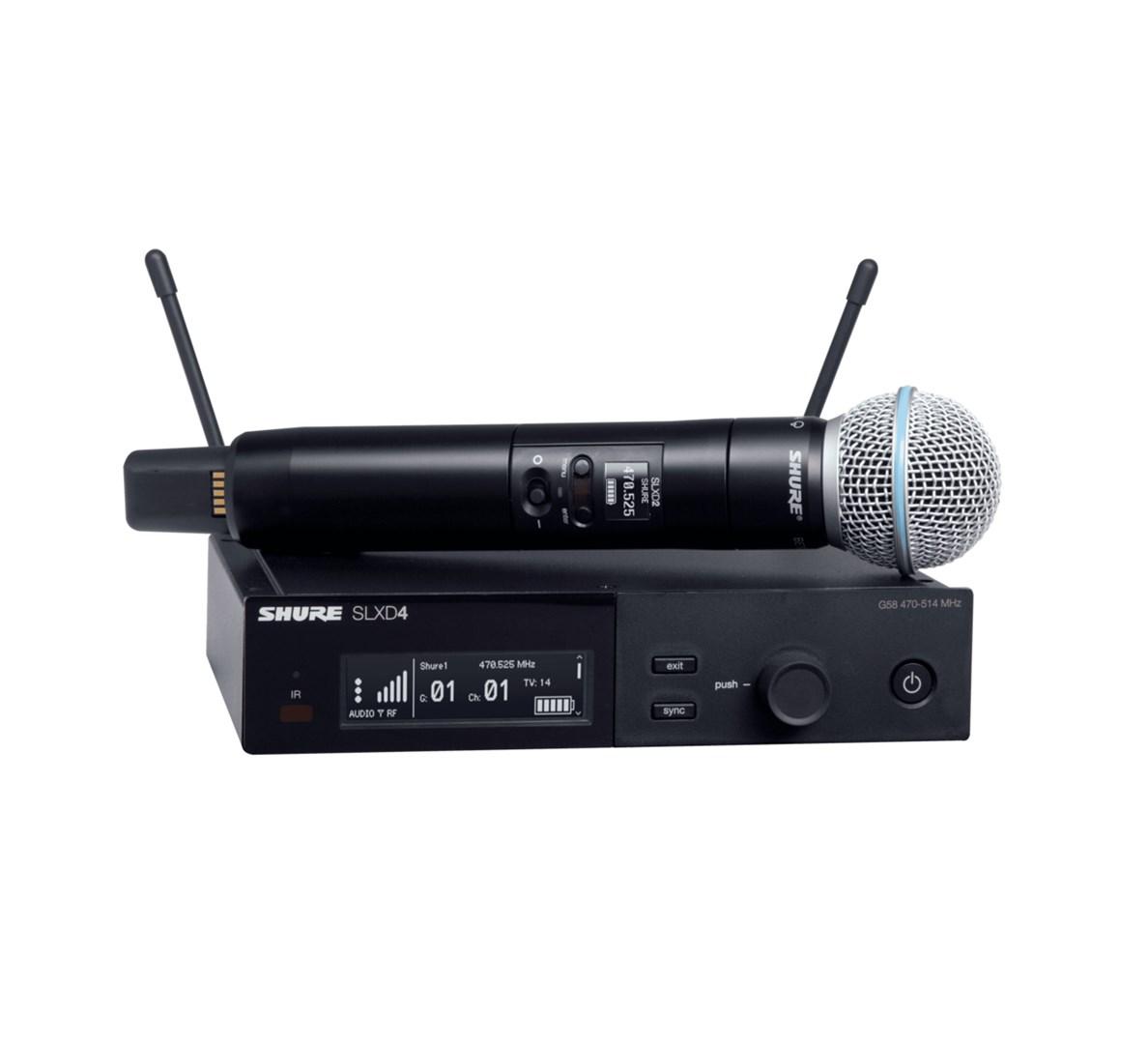 Trådløst mikrofon­sæt Shure SLXD24E/B58-G59 (UHF)