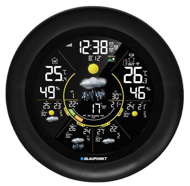 Vejrstation med WiFi Blaupunkt WS65BK, sort