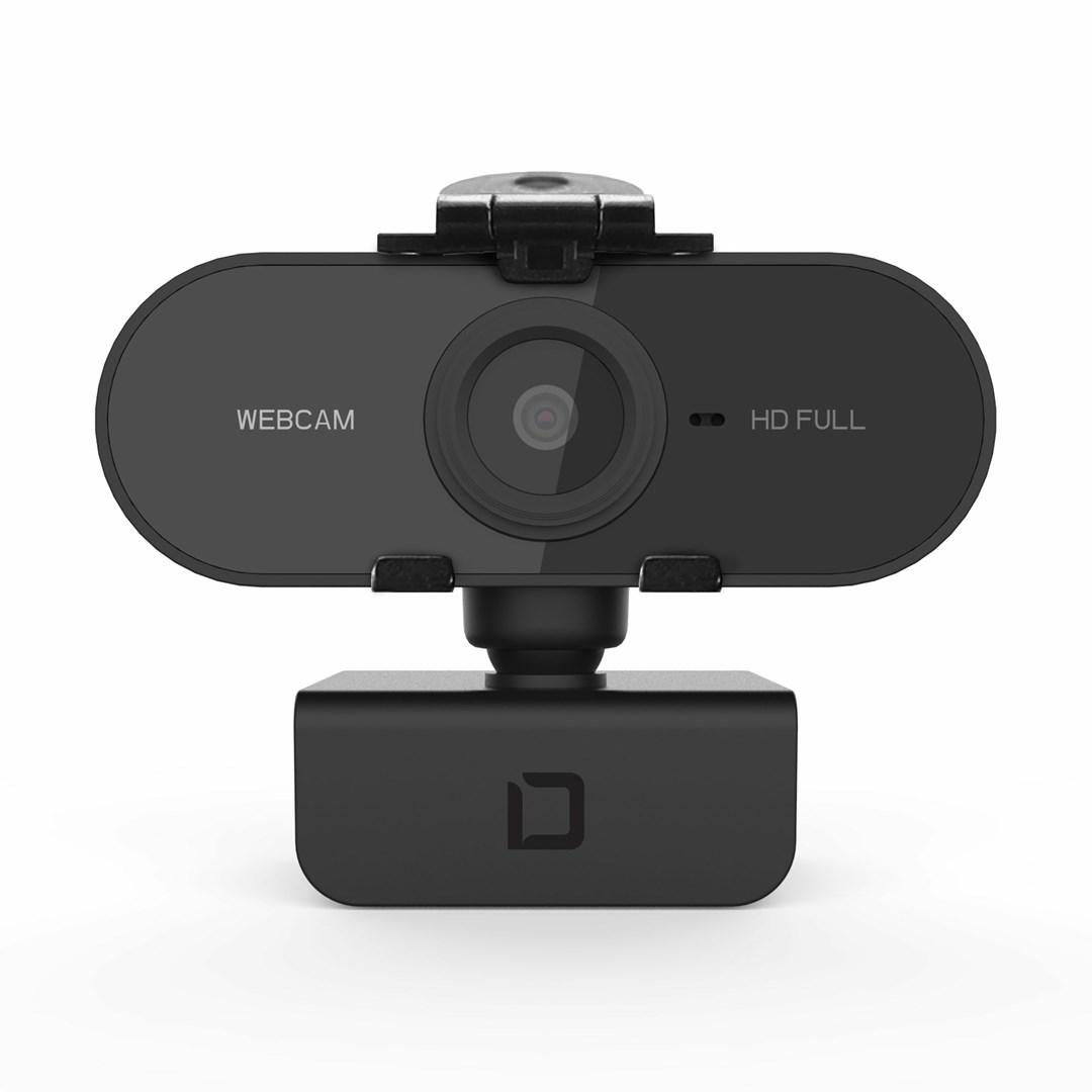 Webcam Full HD 1080p - Dicota D31841, USB 2.0, sort billede