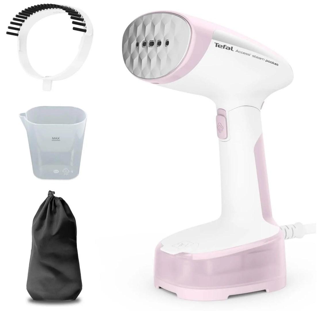 Jaunums! TEFAL Access Steam Pocket Altitude rokas tvaika gludinašanas ierice, 1300W, roza