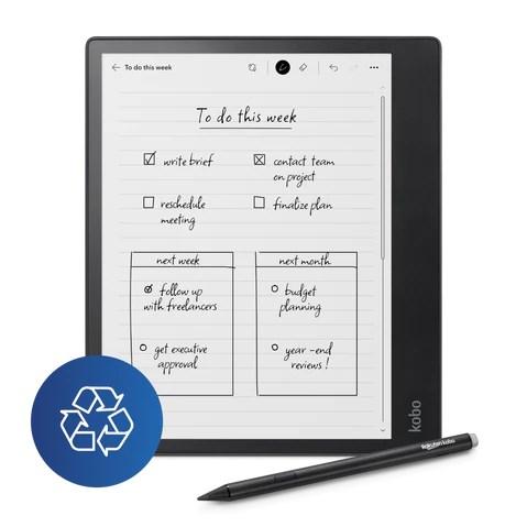 E-bogslæser KOBO Elipsa 2E 10,3" Touch, 32 GB, Wi‑Fi, sort billede