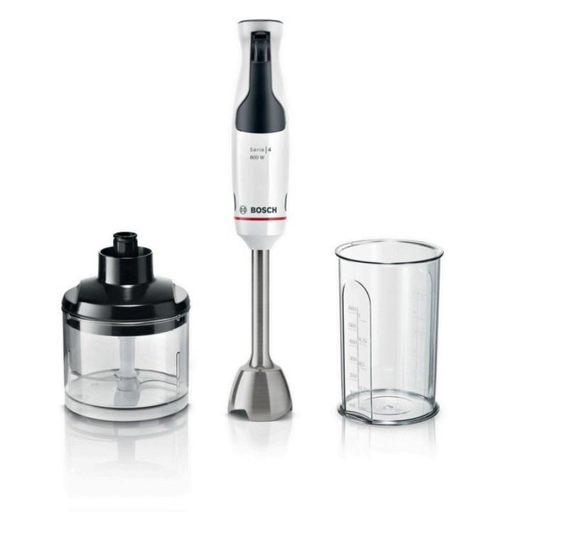 Stavblender Bosch Serie 4 MSM4W420 - 800 W, inkl. minihakker og målebæger