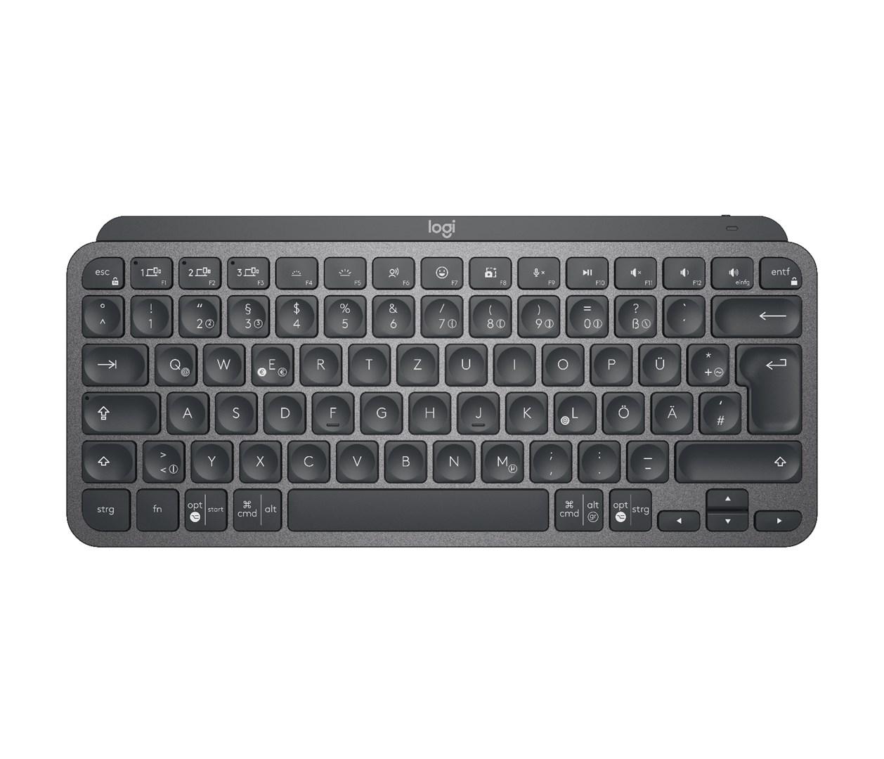Tastatur Logitech MX Keys Mini trådløst med baggrundslys - grafit billede