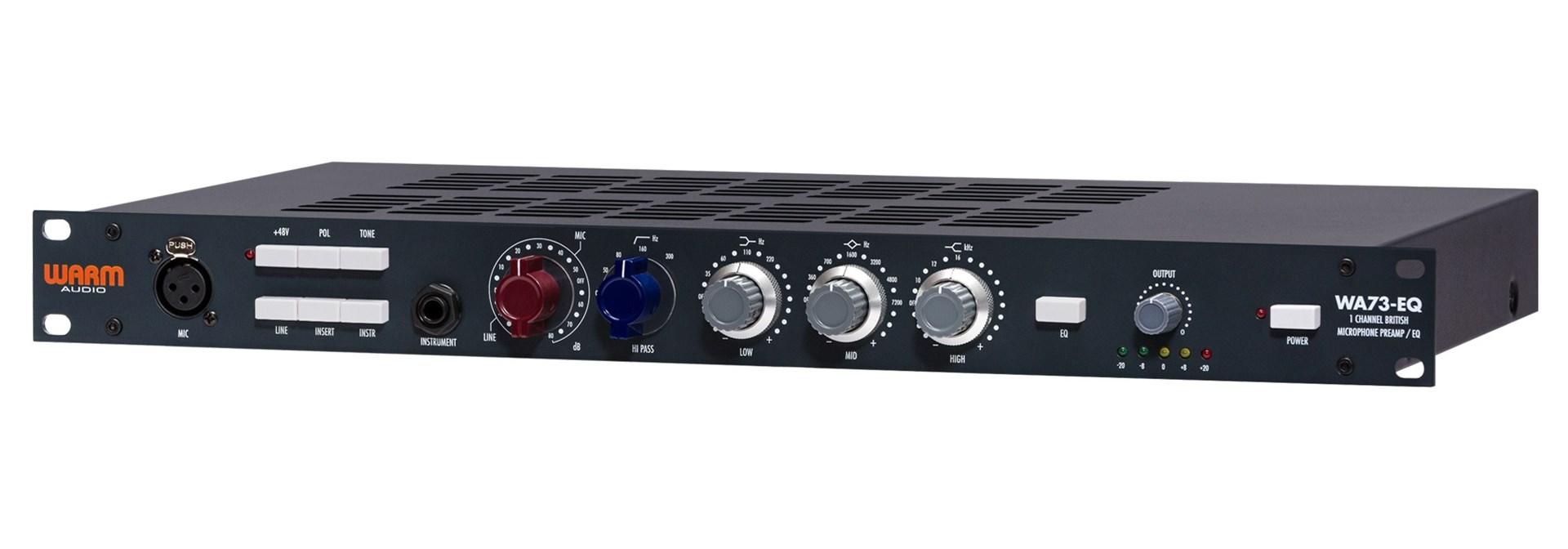 Warm Audio Šiltas garsas WA73-EQ - mikrofono pirminis stiprintuvas