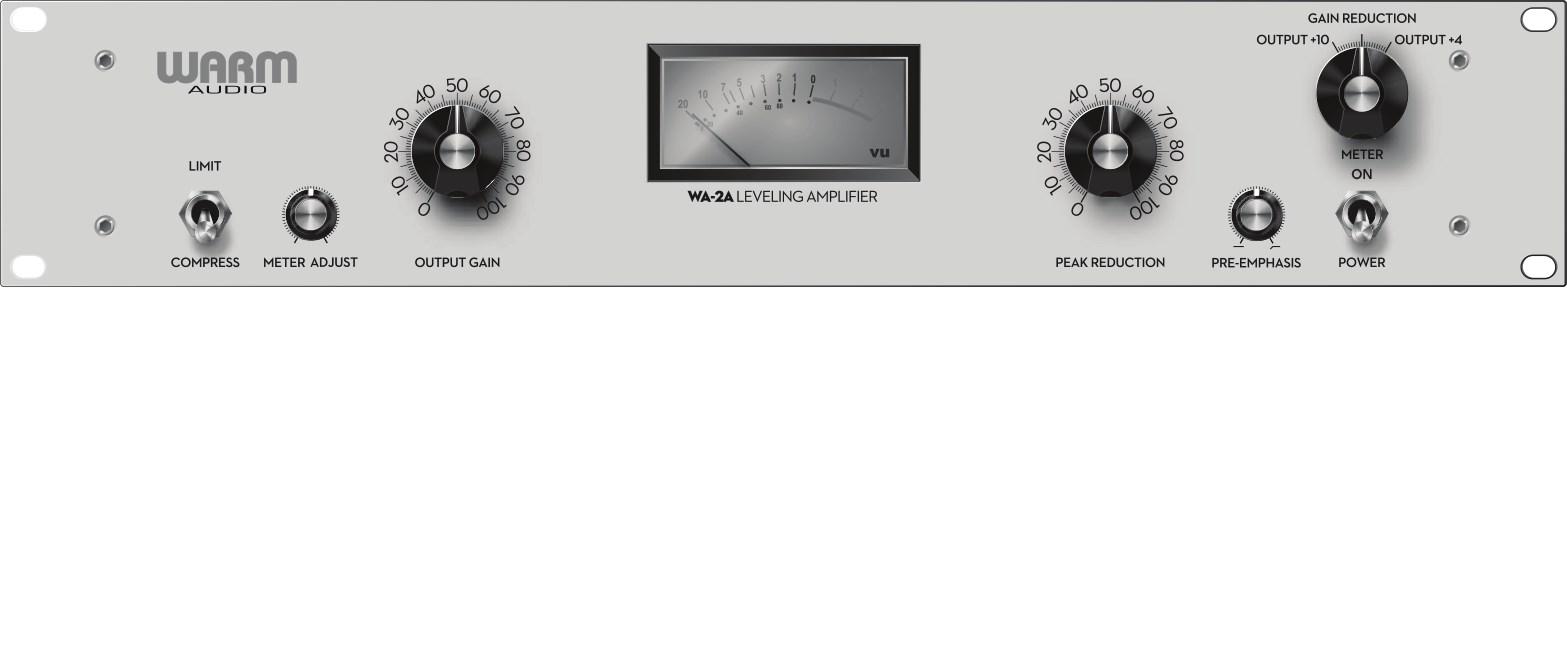 Kompressor til studie - Warm Audio WA-2A leveling amplifier, compressor/limiter/gate