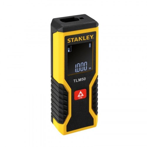 Laser afstandsmåler - Stanley TLM50, sort/rød/gul, 15 m