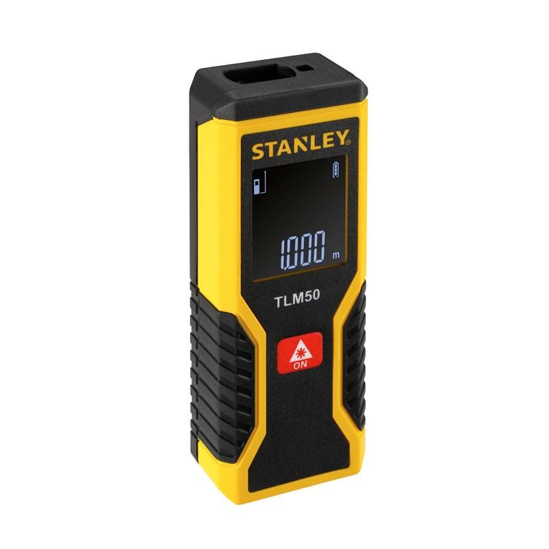 Laser afstandsmåler - Stanley TLM50, sort/rød/gul, 15 m
