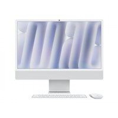 Stationær computer Apple iMac 24" 4,5K Retina AIO M4, 16 GB RAM, 512 GB SSD (sølv)