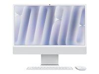 Stationær computer Apple iMac 24" 4,5K Retina AIO M4, 16 GB RAM, 512 GB SSD (sølv)