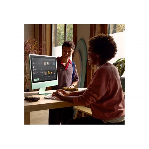 Stationær computer Apple iMac 24" 4,5K Retina AIO M4, 16 GB RAM, 512 GB SSD (sølv)