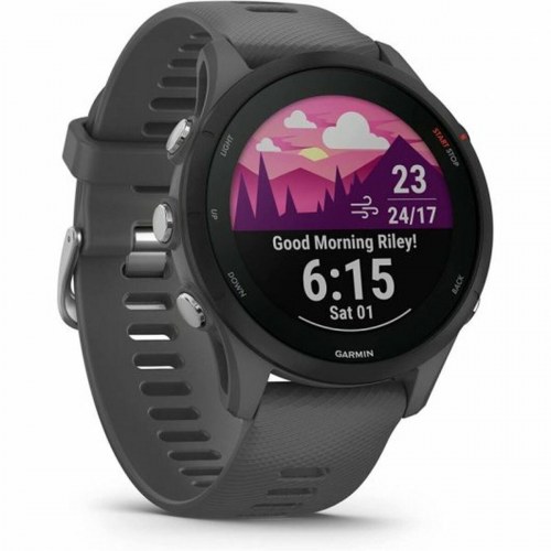 Smartwatch Garmin Forerunner 255 - grå, 46 mm, 1,3"