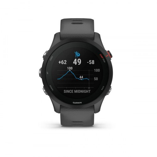 Smartwatch Garmin Forerunner 255 - grå, 46 mm, 1,3"