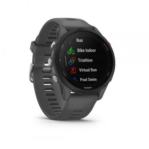 Smartwatch Garmin Forerunner 255 - grå, 46 mm, 1,3"